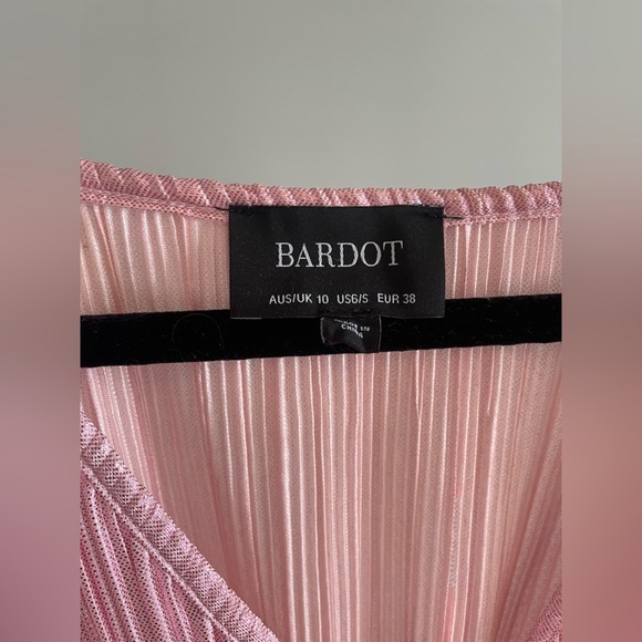 Bardot pink wrap dress size small - Picture 2 of 3